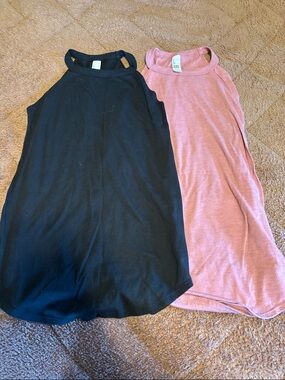 District Women's Tank Tops - Black and Pink